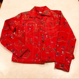 Gw Jeans co. Embroidered jacket